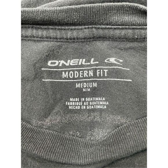 O’Neill Surf Shop Modern Fit Black Short Sleeve Tee Size Medium - Picture 5 of 6